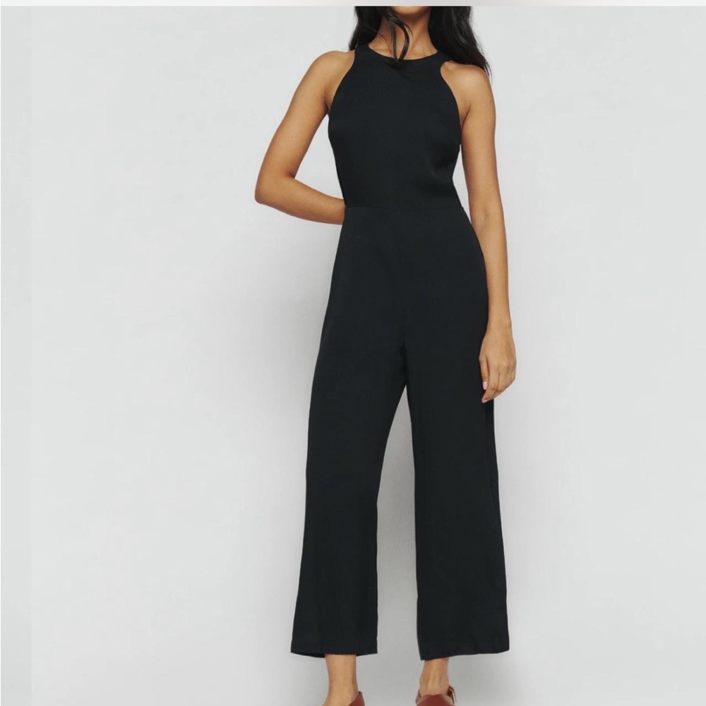Reformation Black Sleeveless Jumpsuit - Picture 2 of 4